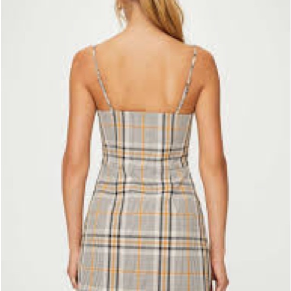 WILFRED Aritzia Isabelle Plaid Mini Dress - Size 10 - New! - Picture 4 of 8